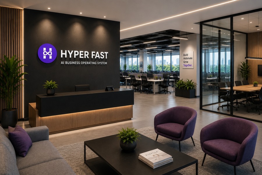 HyperFast office — Xzect Labs, Noida